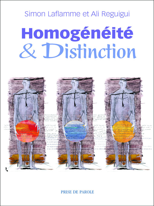 Title details for Homogénéité et distinction by Simon Laflamme - Available